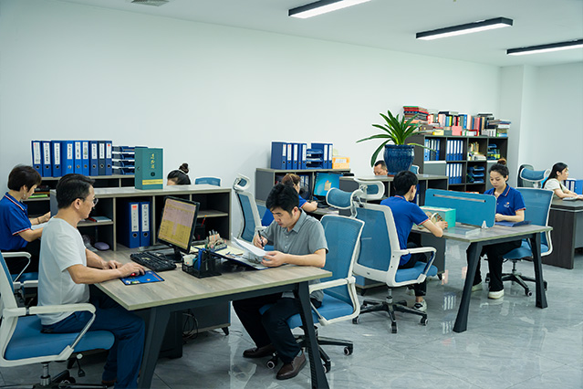 A corner of the office